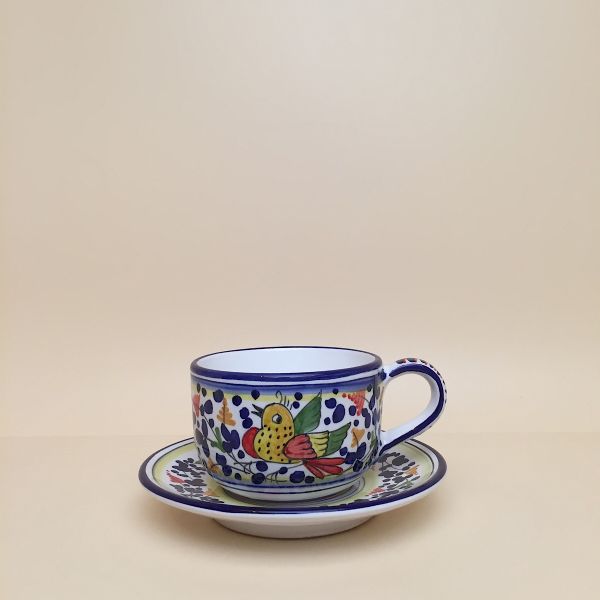 AC118 08 - teacup with saucer, cm.8h