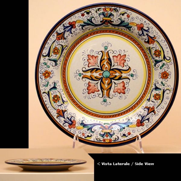 FO410 28 6 - Set of 6 dinner plates diameter cm.28