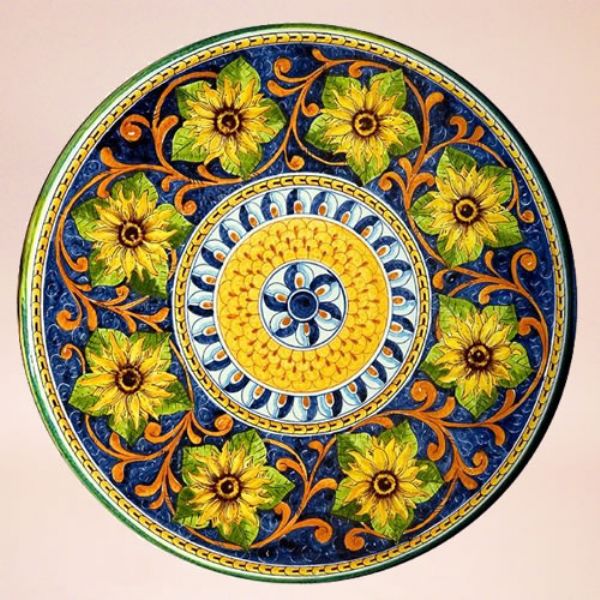 CE0001 T - CLASSIC - In the photo: 60 cm. diameter table<BR><BR>Ceramic table, 4-5 cm thick. Suitable for inside and outside, resistant to a temperature range of 0 to 500 °C.