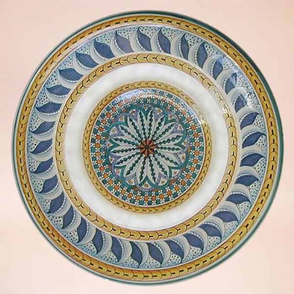 CE0008 T - CLASSIC - In the photo: 60 cm. diameter table<BR><BR>Ceramic table, 4-5 cm thick. Suitable for inside and outside, resistant to a temperature range of 0 to 500 °C.