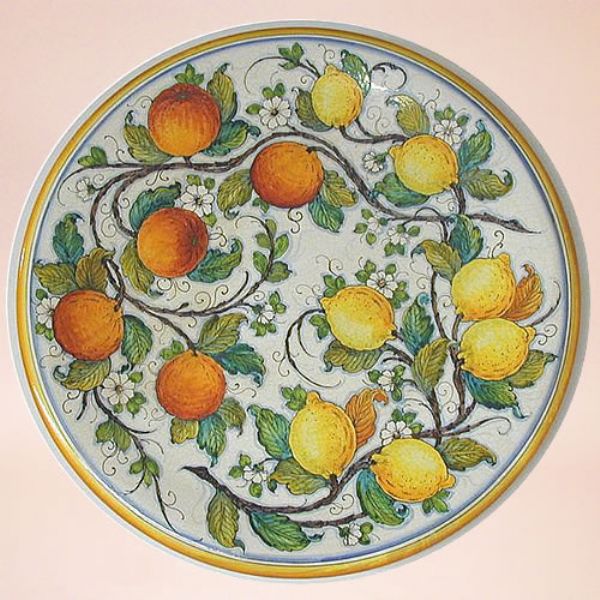 CE0102 T - CLASSICO - In the photo: 90 cm. diameter table<BR><BR>Ceramic table, 4-5 cm thick. Suitable for inside and outside, resistant to a temperature range of 0 to 500 °C.
