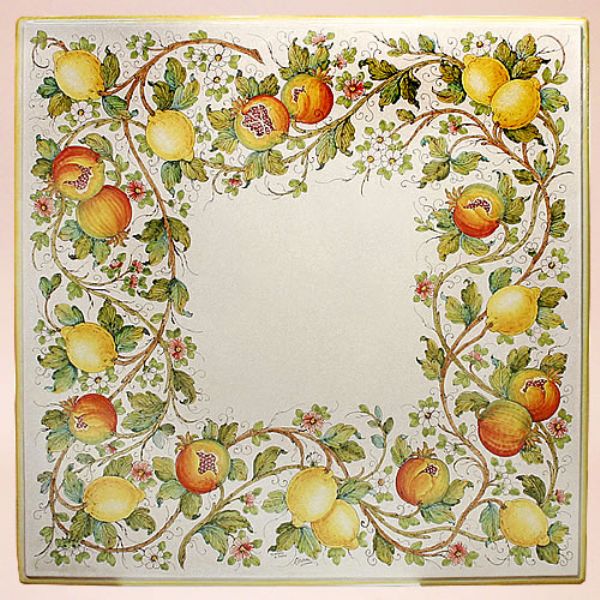 CE0256 Q - In the photo: 100X100 cm. table<BR><BR>Ceramic table, 4-5 cm thick. Suitable for inside and outside, resistant to a temperature range of 0 to 500 °C.