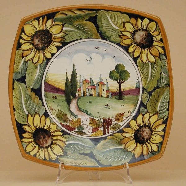 PG 210D 30Q - Square dinner plate/charger cm. 30x30