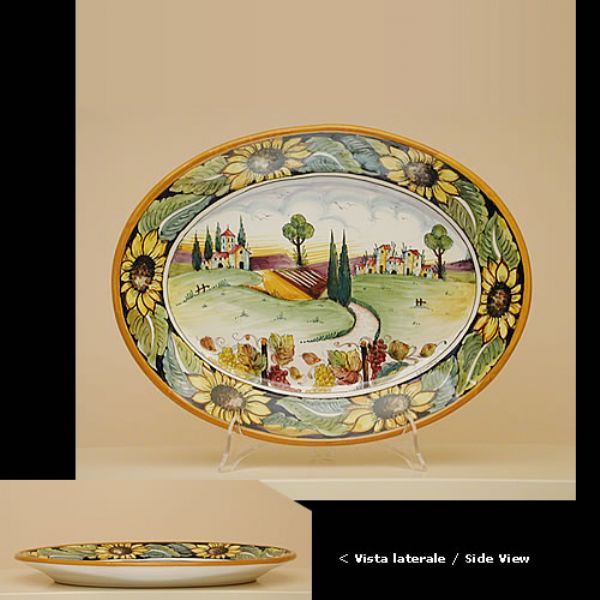 PG 212D 42 - Oval serving tray cm. 42 l.