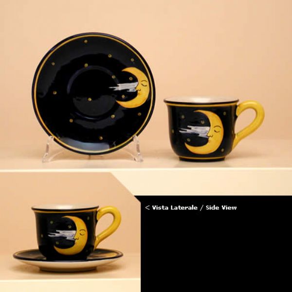 ML818 09 6 - Set of 6 breakfast cups (cm.9H) with saucer