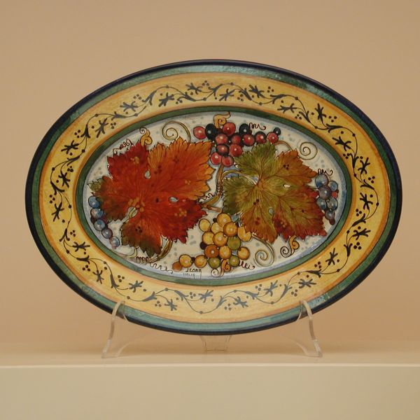CH F250B 37 - Oval tray cm. 27x37