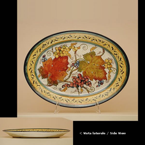 CH F250C 49 - Oval tray cm. 36x49