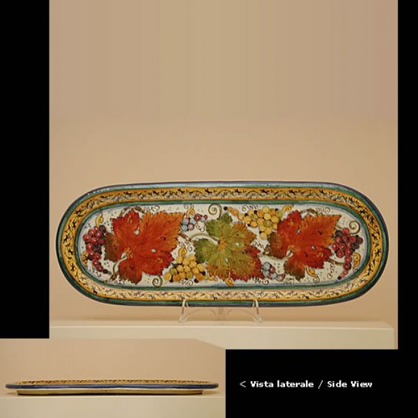 CH A387B 58 - Oblong tray cm. 58x22