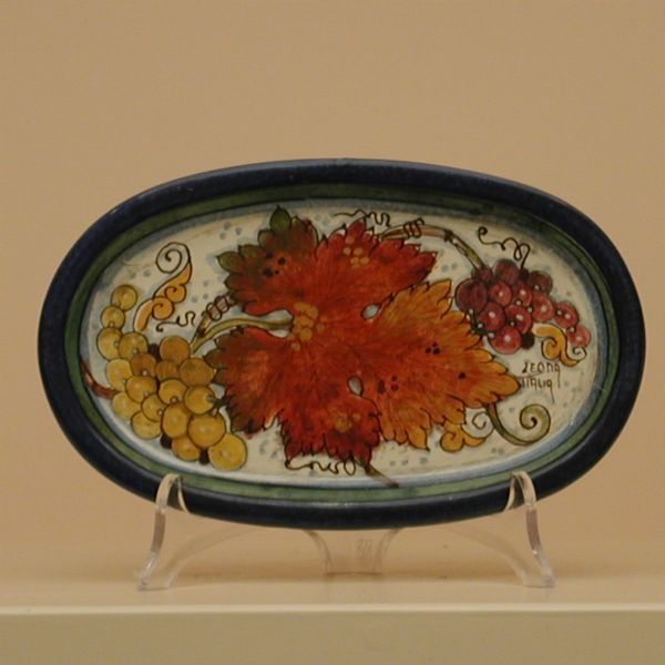 CH F356A 21 - Small oval tray cm. 21x13