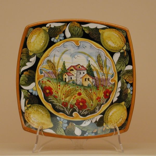 PL 210C 25Q - Dinner plate cm. 25x25
