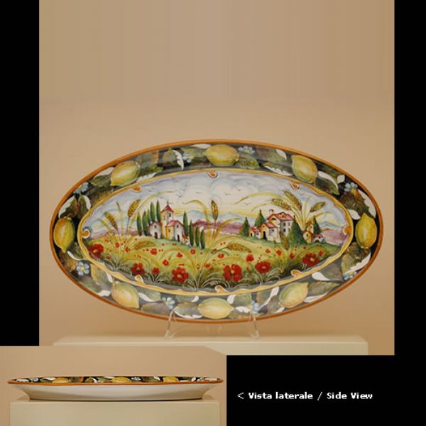 PL 212F 65 - Long oval serving tray cm. 65 l.