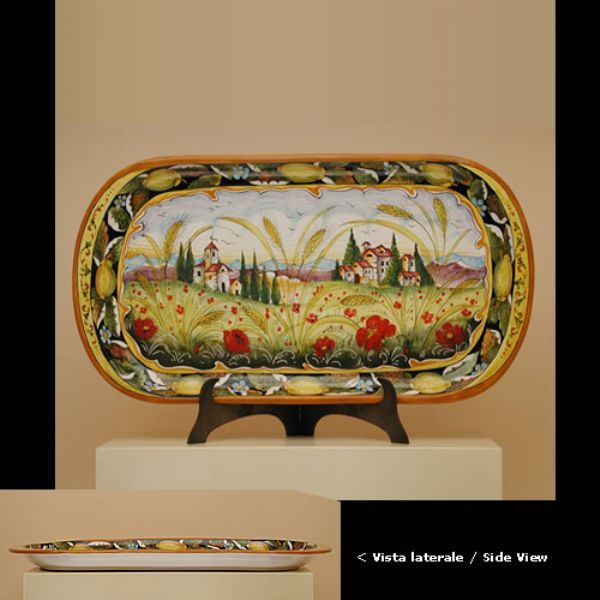 PL 212G 70 - Oval serving tray cm. 70 l.