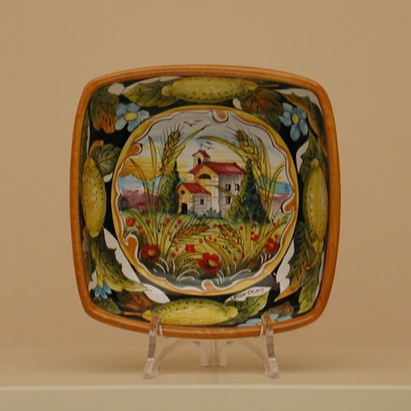 PL 211E 18Q - Square bowl cm. 18x18