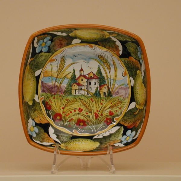 PL 211F 25Q - Square bowl cm. 25x25