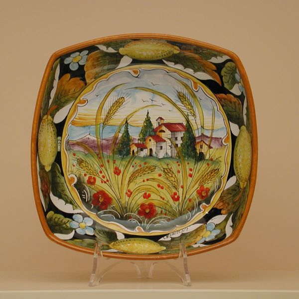 PL 211G 30Q - Square bowl cm. 30x30
