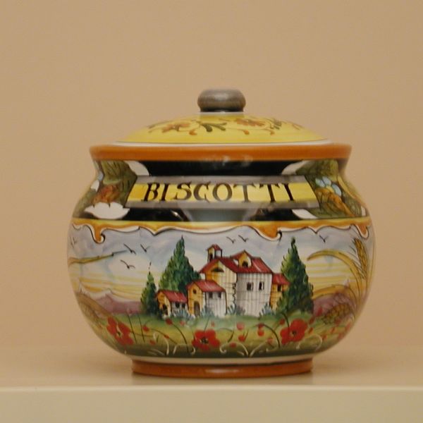 PL 202A 16 - Round biscuit jar cm. 16 h.