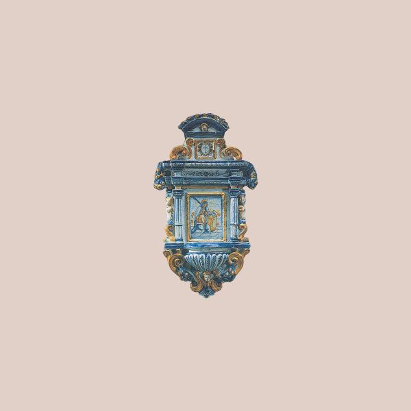 HOLYWATER FONT WITH CLASSICAL DESIGN
