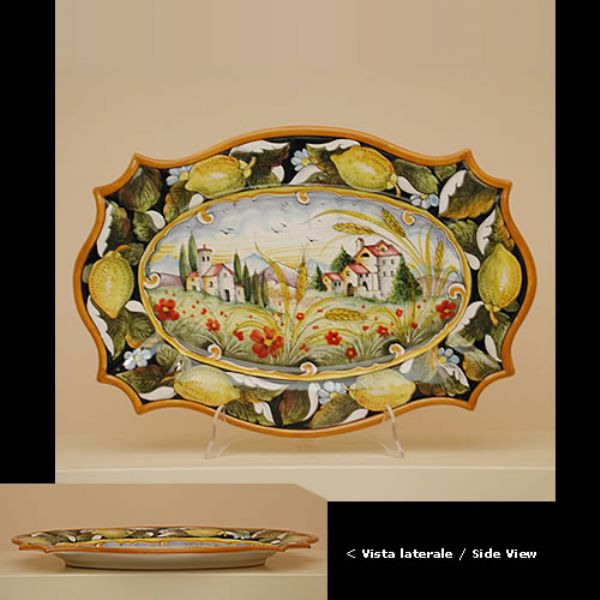 PL 212B 49O - Serving tray cm. 49