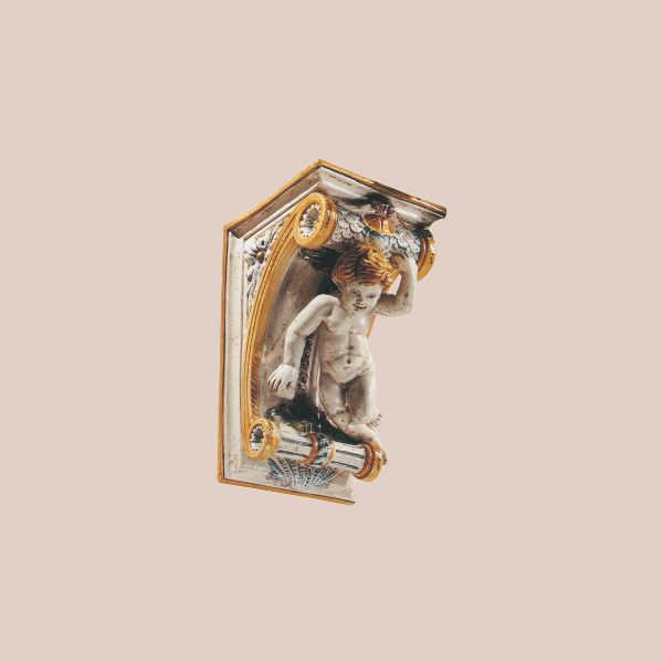 WALL LEDGE WITH CHERUB