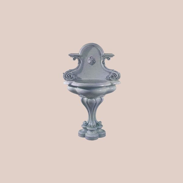 WALL FOUNTAIN ON A PEDESTAL WITH HEAD, CM.150HX94X48