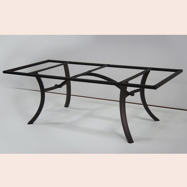 STAINLESS STEEL FRAME FOR RECTANGULAR TABLE TOPS