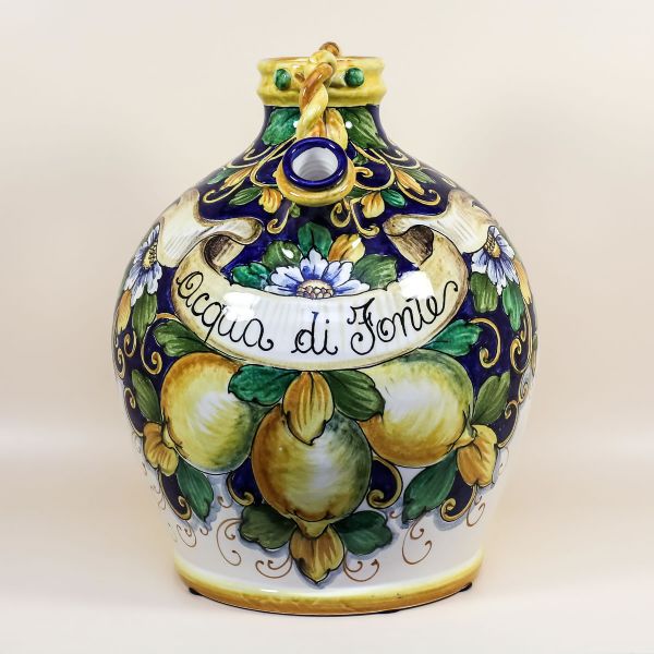 JUG WITH SPOUT LIMONI FONDO BLU