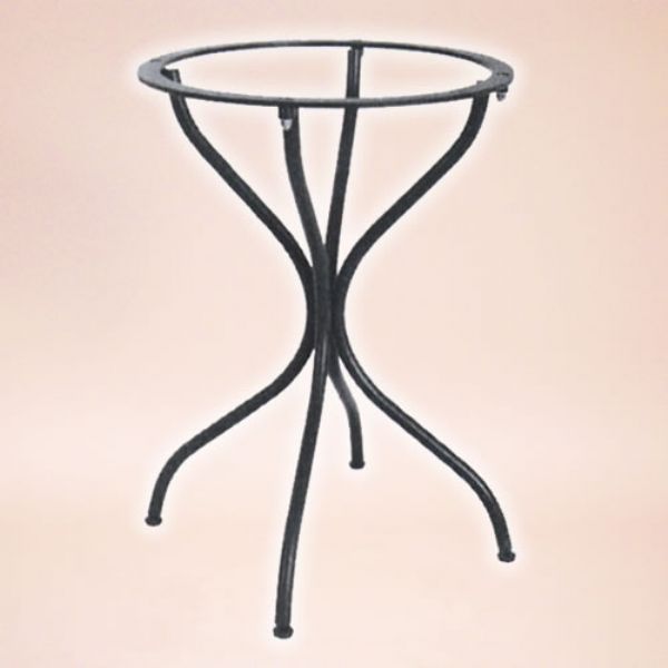 Metal frame in stainless steel suitable for table tops