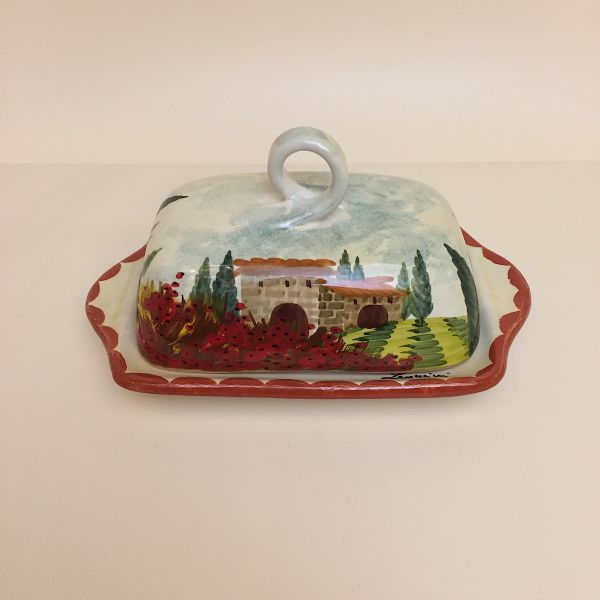 Butter dish with lid Paesaggio