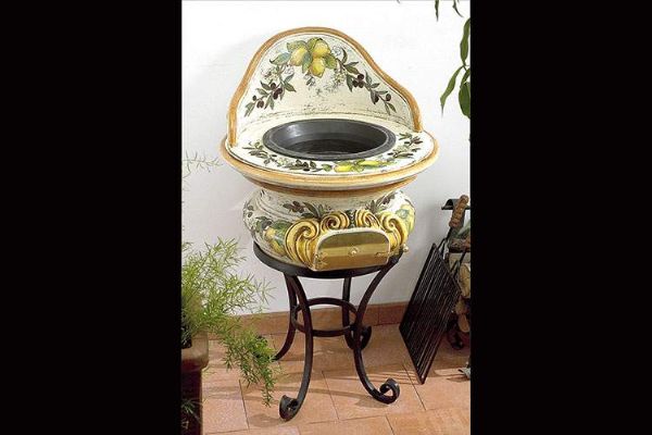 Ceramic Barbecue, round shape