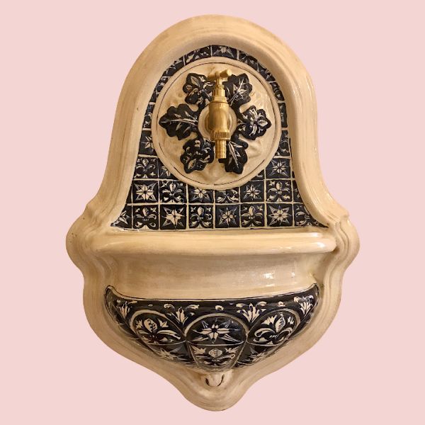 Outdoor wall fountain cm.60h (dark blue)