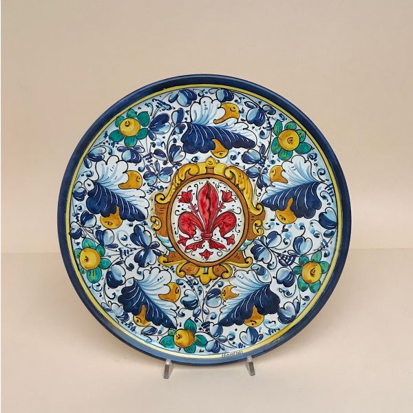 Italian Hand Painted Pottery Plates