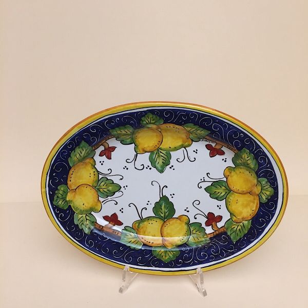 OVAL SERVING TRAY CM.37L, LIMONI COSIMO