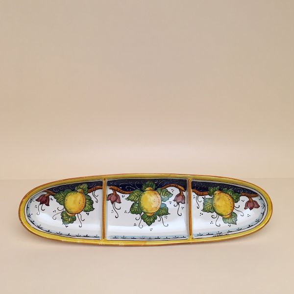 OBLONG APPETIZER DISH cm.42x11, LIMONI COSIMO