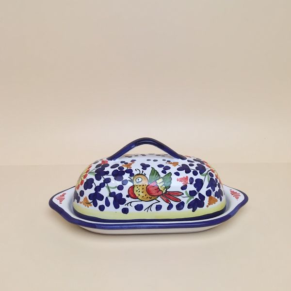 OBLONG BUTTER DISH WITH LID