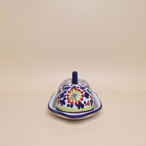 OBLONG BUTTER DISH WITH LID