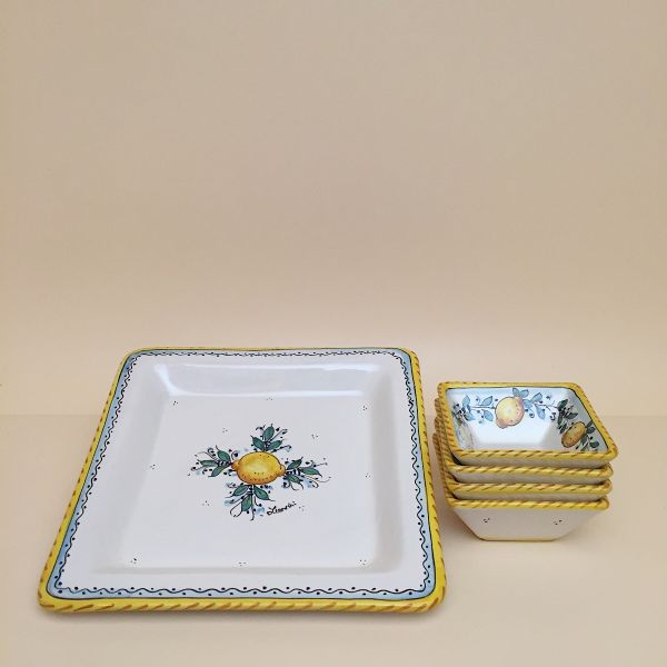 APPETIZER SET CM.25X25, 5 pieces
