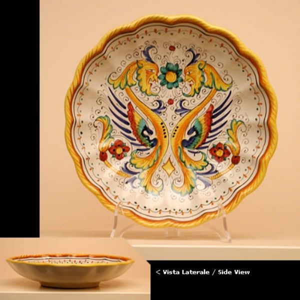 RA314 29 - Scallop-edged plate, diameter cm.30