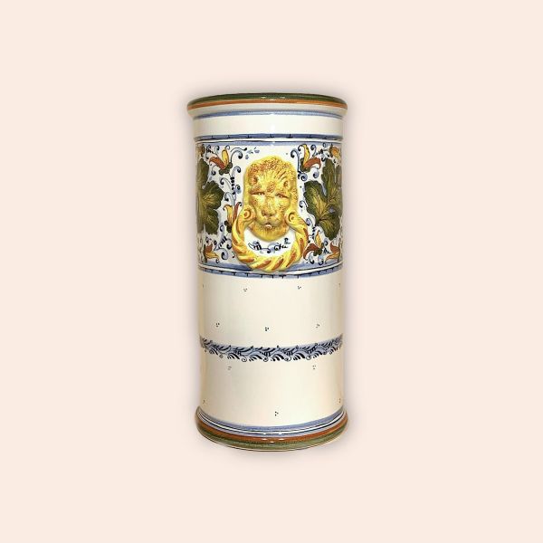 VASE AND UMBRELLA STAND CM.50H IN THE DESIGN CAFAGGIOLO COLORI