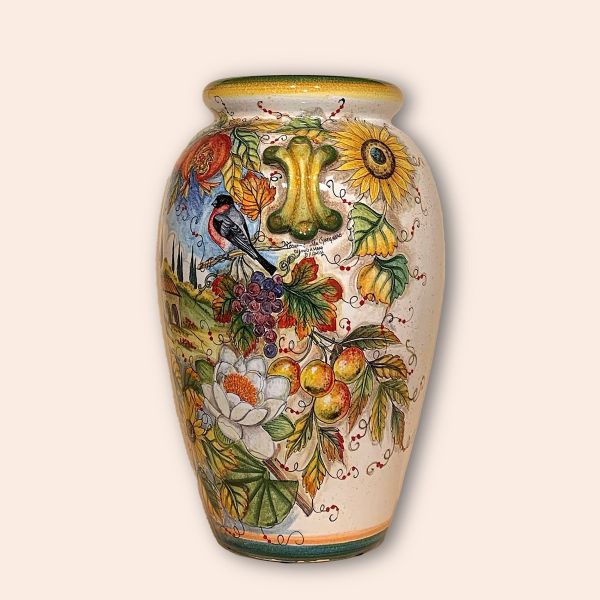 VASE CM.62H COUNTRYSIDE WITH TUSCAN FARM