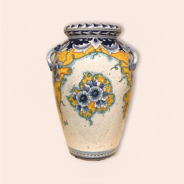 VASE CM.62H TUSCAN COUNTRYSIDE - BLUE