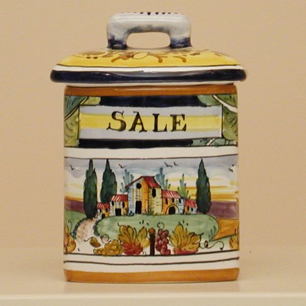 PG 226A 15R - Rectangular canister cm. 15h
