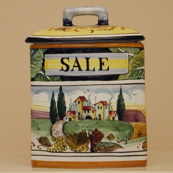 PG 226C 21R - Rectangular canister cm. 21h