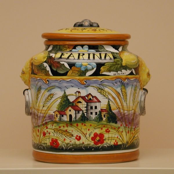 PL226B 29O - Oval canister cm. 29h