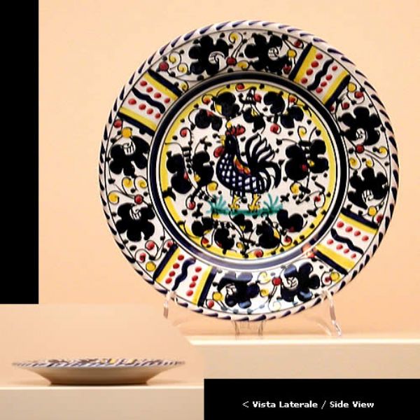 GB710 22 6 - Set of 6 fruit or dessert plates, diameter cm.22