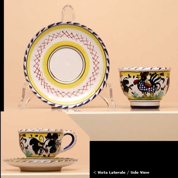 GB718 06 6 - 6 espresso cups (cm.6H) with saucer