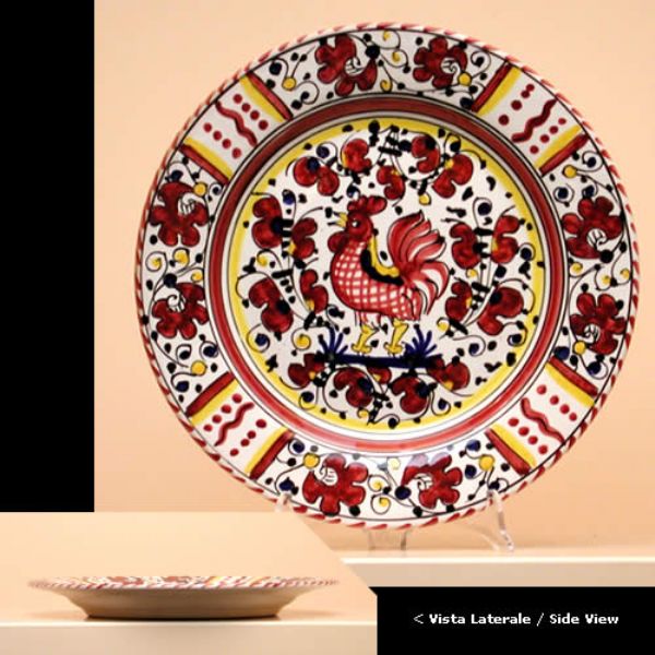 GR510 28 6 - Set of 6 dinner plates, diameter cm.28