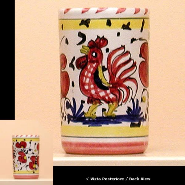 GR509 11 - Glass/Pencil holder/Toothbrush holder, cm.11H