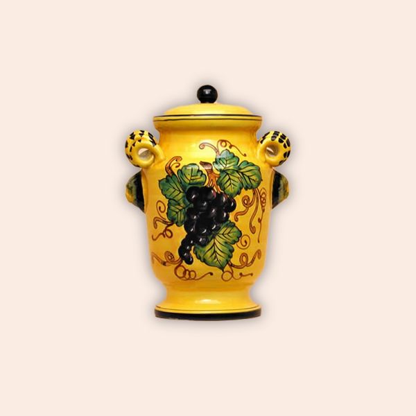 G207 28 - Curly-handled pot cm.28H