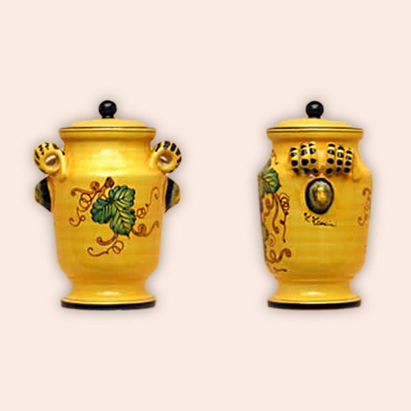 G207 28 - Curly-handled pot cm.28H