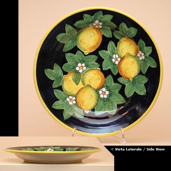 LI113 38 - Round serving tray, diameter cm.38